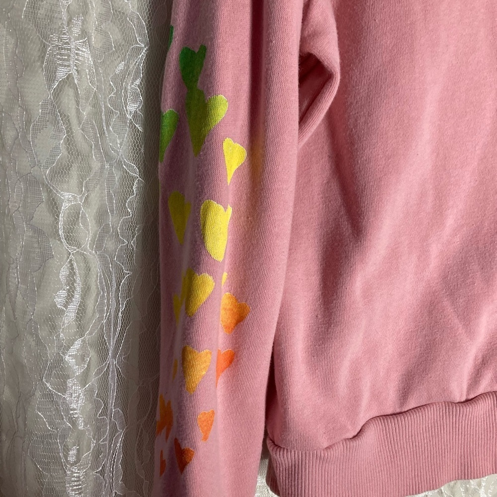 Care Bear Cheer Bear Pink Sweater Hoodie - Picture 4 of 6